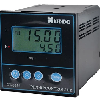  Интеллектуальный промышленный контроллер PH/ОВП Точность 0,01 PH 1 мВ Тестер измерения значения pH Анализатор ОВП Детектор ОВП с функцией ATC