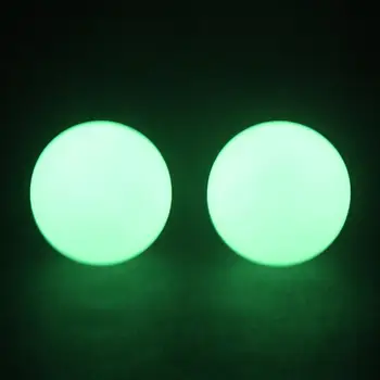  хоккейные шайбы 2 шт. Загораются зеленые спортивные вышибалы Светящиеся мячи Принадлежности для вечеринок для крытых открытых дорожных хоккейных игр