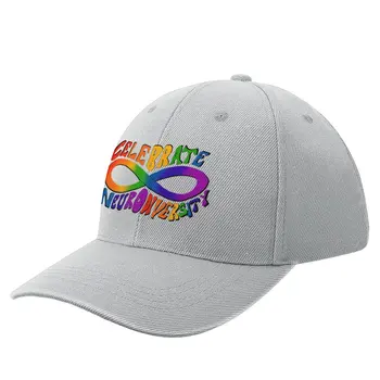Celebrate NeurodiversityCap Бейсболка черная Винтажные шляпы дальнобойщика для мужчин и женщин