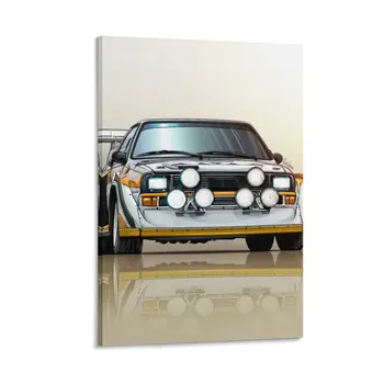 Sport Quattro S1 E2 Rally Group B Искусство Холст Живопись Настенное украшение плакат Домашний декор Украшение офиса