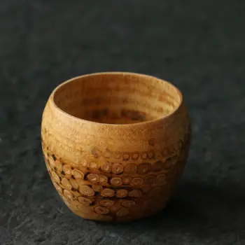 Коллекция Китайская старая резьба по корню бамбука Полный ногтей Статуэтки Ноггин Статуэтки