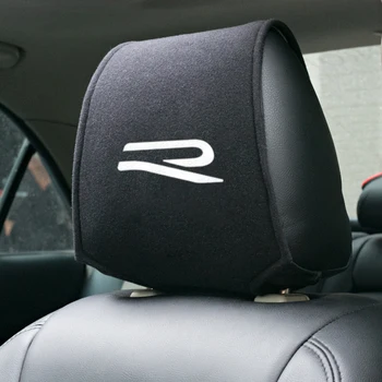 1PCS Новый логотип R Горячая крышка подголовника автомобиля подходит для VW Volkswagen Golf 8 MK8 Аксессуары