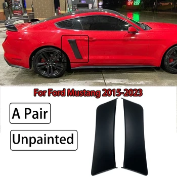  заднее крыло боковой совок для Ford Mustang 2015-2023 Автомобильная дверная крышка Отделка Автоаксессуар Неокрашенный матовый черный