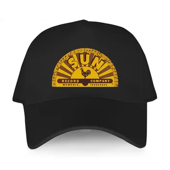Бейсболка Высококачественная шляпа Sun Record Company Традиционная кепка с логотипом лейбла Sunrise Rooster Рубашка Взрослая летняя модная брендовая шляпа