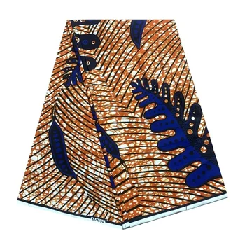 Оригинальная восковая ткань гарантирована Настоящая африканская восковая настоящая ткань 100% хлопок мягкий Tissu Pagne Ankara Восковая ткань для женских платьев