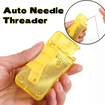 3 шт. Автоматический нитевдеватель Easy Quick Needle Threader Tool Self-Thread Guide Швейная игла Устройство для DIY Швейные аксессуары