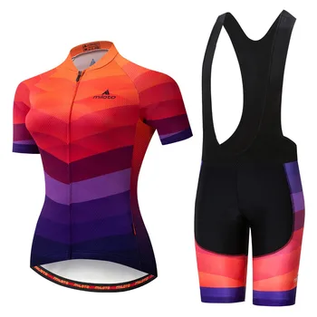 MILOTO Женские профессиональные комплекты для велоспорта Летний комплект джерси для велоспорта Велосипедная одежда MTB Дышащая велосипедная одежда ropa ciclismo hombre