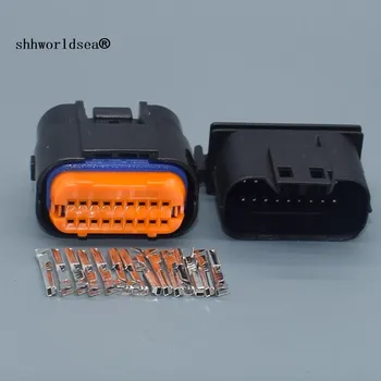Yierxjwshx 18-контактный ЭБУ Стандартный штифт Штекер Мама MX23A18SF1/MX23A18NF1 Для автомобильного жгута зажигания Разъем