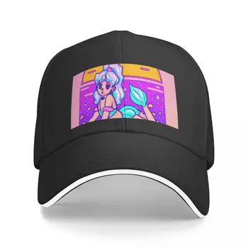 Кавайная русалка на пляже бейсболка аниме дальнобойщик кепка джентльмен шляпа новая шляпа женщина шляпа мужская