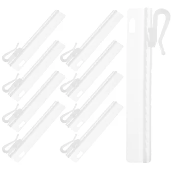  Регулируемые пластиковые крючки для штор для зажимных складок Зажим ленты Подвесные кольца