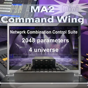 MA2 USB Power Mini Command Wing grandma2 2048 параметров Комбинированная сеть 4 Universe DMX512 Контроллер освещения