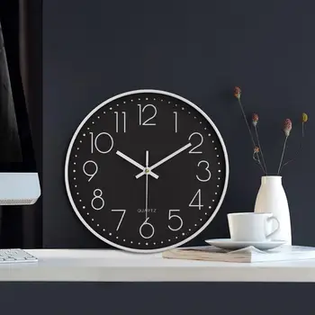  Декоративные настенные цифровые часы с питанием от батареи Украшение большого размера 3D цифровые часы Украшение стены гостиной
