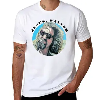 Новая футболка Иисуса Уолтера, летние топы, корейская модная футболка оверсайз, рубашка для мальчиков, рубашка с животным принтом, мужские футболки с графикой