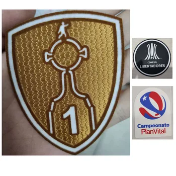 2022 Новый 1 2 3 4 5 6 7 Cup Южноамериканский флокированный железный футбольные значки Футбольные нашивки Campeonato PlanVital Трансферные значки