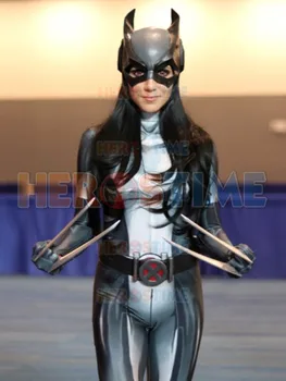 3D-печать Люди Икс X-23 Лора Кинни Косплей Костюм Женщины Дети X-23 Лора Кинни Хэллоуин Костюм супергероя Икс