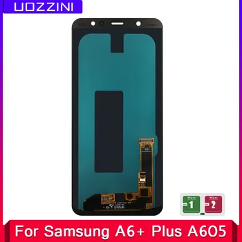 Super AMOLED для Samsung Galaxy A6 2018 A6 + A605 A6Plus A605F A605FN SM-A605FN / DS ЖК-дисплей с сенсорным экраном в сборе