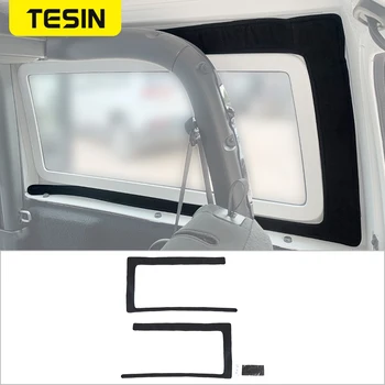 TESIN Автомобильный звукоизоляционный чехол для хлопковой подушечки заднего стекла для Jeep Wrangler JL 2018 2019 2020 2021 2022 Аксессуары для интерьера