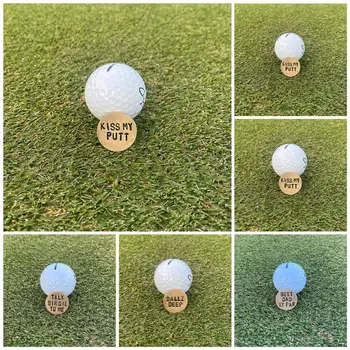 Высококачественные маркеры для мячей для гольфа Твердый сверхлегкий Устойчивый к ржавчине Высокопрочный маркер для кепки для гольфа