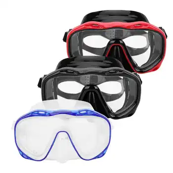 Очки для дайвинга для взрослых Защитная маска для лица Очки Маски для плавания Googles Силиконовая защита глаз Снаряжение для подводного плавания