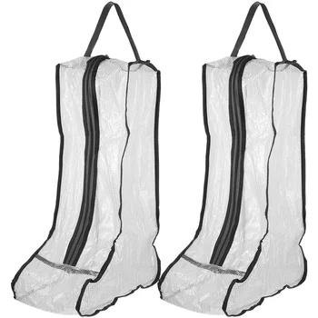 Сумки для хранения высоких ботинок Портативная защитная сумка для высоких ботинок Прозрачные сумки для хранения обуви Магазин ботинок для верховой езды Кожаные ботинки Снег