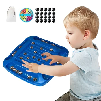  Шахматы с магнитным эффектом Развивающие шашки Игра с сумкой для хранения Интерактивная настольная игра Многофункциональная забавная для детей и взрослых