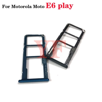 Для Motorola Moto E6 Play Лоток для SIM-карты SD-карта Гнездо Гнездо Гнездо Держатель Запасная часть
