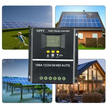 Автоматическая идентификация напряжения Солнечная система контроллера MPPT Системы выработки электроэнергии для перезаряжаемых литиевых батарей