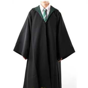 Костюм на Хэллоуин для детей и взрослых, Поттер Косплей Подарок Волшебный халат с галстуком