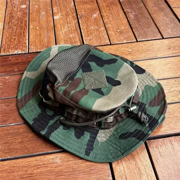 Новая версия Камуфляжная шляпа Пенни с квадратными полями и верхним вентиляционным отверстием WOOD