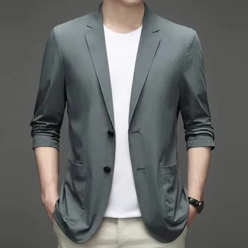 6180-2023 мужская новая корейская модная профессиональная куртка для делового отдыха роскошный костюм в стиле Инлунь