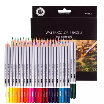 6520 водорастворимый цветной карандаш для рисования с заполнением цветной ручки для рисования цветной карандашной коробкой канцелярские принадлежности для школьных принадлежностей цветные карандаши 