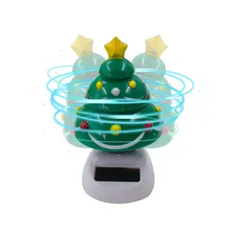  Танцующие игрушки на солнечных батареях Солнечная встряхивающая рождественская елка Инновационная энергосберегающая рождественская танцевальная кукла для автомобиля и дома