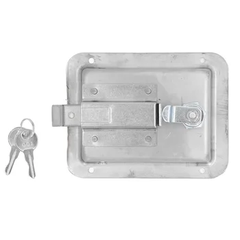 T Lock Ящик для инструментов Замок с 2 ключами Лопатка из нержавеющей стали T Встроенный замок для панели шкафа RV Ящик для хранения TYFC02
