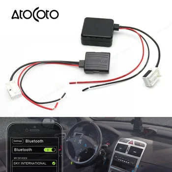 Автомобильный модуль Bluetooth с фильтром для Citroen C2 C3 Радио Стерео Aux Кабель Адаптер Беспроводной аудиовход для Peugeot 307 407 RD4