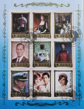 Азиатский сувенирный лист марки оригинальная реальная коллекция