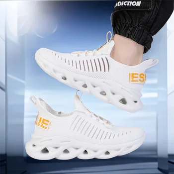 Новые мужские дышащие кроссовки Летние легкие многоцветные кроссовки На открытом воздухе Противоскользящие высококачественные спортивные кроссовки