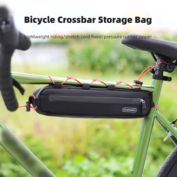 Водонепроницаемая велосипедная треугольная сумка Велосипедная рама большой емкости Велосипедная сумка под трубкой