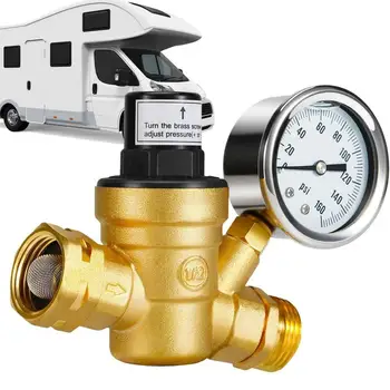 Регулятор давления воды Бессвинцовые водопроводные фитинги для RV Camper Регулятор давления воды для туристического прицепа