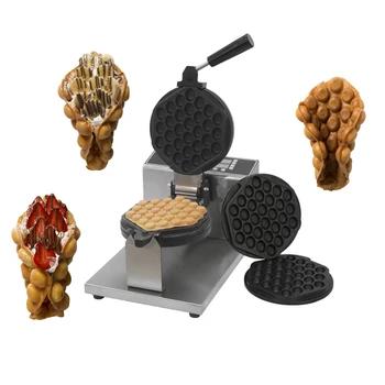  Snack Machines Коммерческая цифровая вафельница с изменяемой сковородой Вафельница Машина для приготовления яиц