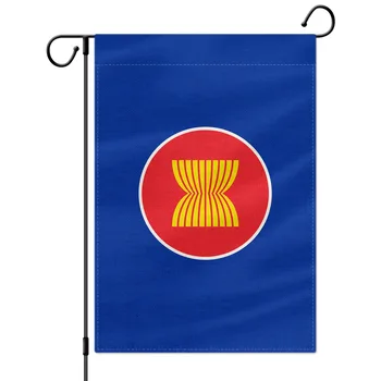 PTEROSAUR ASEAN Garden Flag, флаг Всемирной ассоциации государств Юго-Восточной Азии 12,5x18 дюймов двухсторонний для внутреннего наружного декора