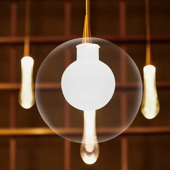 Полированный стеклянный абажур Глобус Световая крышка Замена подвесных световых абажуров Стеклянный светлый абажур