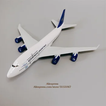16 см Легированный металл Aerolineas Argentinas B747 Airlines Модель самолета Boeing 747 Airways Литой самолет Модель самолета Детские подарки