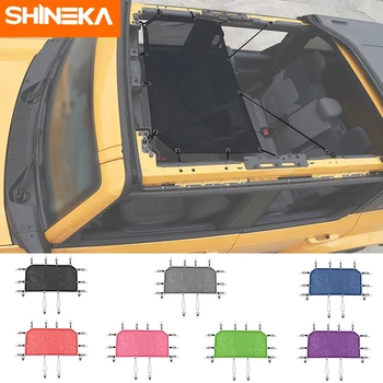 SHINEKA Автомобильная сетка на передней крыше Солнцезащитный козырек бикини Верхняя солнцезащитная сетка УФ Солнцезащитная сетка для Ford Bronco 2021 2022 Автомобильные аксессуары