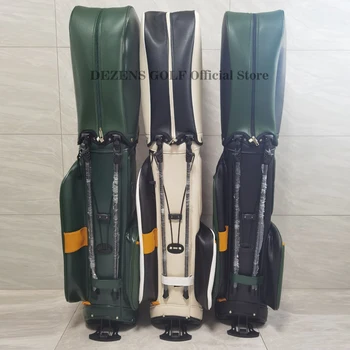 2023 Новая черно-зеленая сумка-держатель для гольфа Женская водонепроницаемая сумка для гольфа PU 골프용품