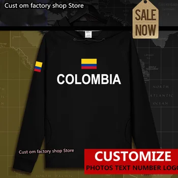 Колумбия Колумбийский COL CO мужские пуловеры с капюшоном толстовки мужские толстовки новая уличная одежда спортивная одежда спортивный костюм национальный флаг