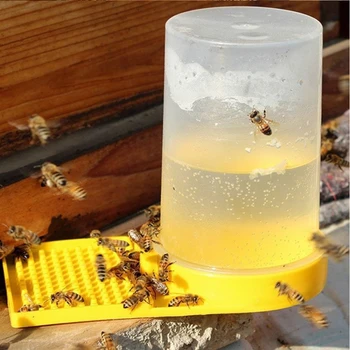  Дверь гнезда медоносной пчелы Ящик для кормления питьевой водой Безопасные нетоксичные легкие расходные материалы для пчеловода Пластиковый инструмент для пчеловода