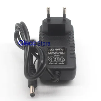 1 шт. 24 Вт EU US Plug Driver Adapter AC110V 220V to DC 12V 2A 5,5 * 2,1 мм Светодиодный блок питания для светодиодных лент Адаптер трансформатора