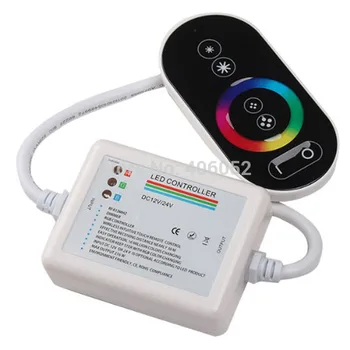 10 set/lot DC 12V Remote Wireless Touch Pad Panel Управление светодиодным контроллером RGB для 5050 3528 RGB Light RGB Контроллер