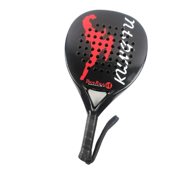  Ракетка для пляжного тенниса 3k Углеродное волокно Открытая ракетка для пляжного тенниса Взрослые тренировки Легкая теннисная ракетка