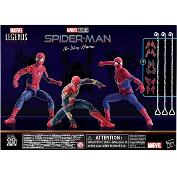 Hasbro Marvel Spider-Man Triple Feature Набор трио Человека-паука ML Garfield Toby Dutchie 15см